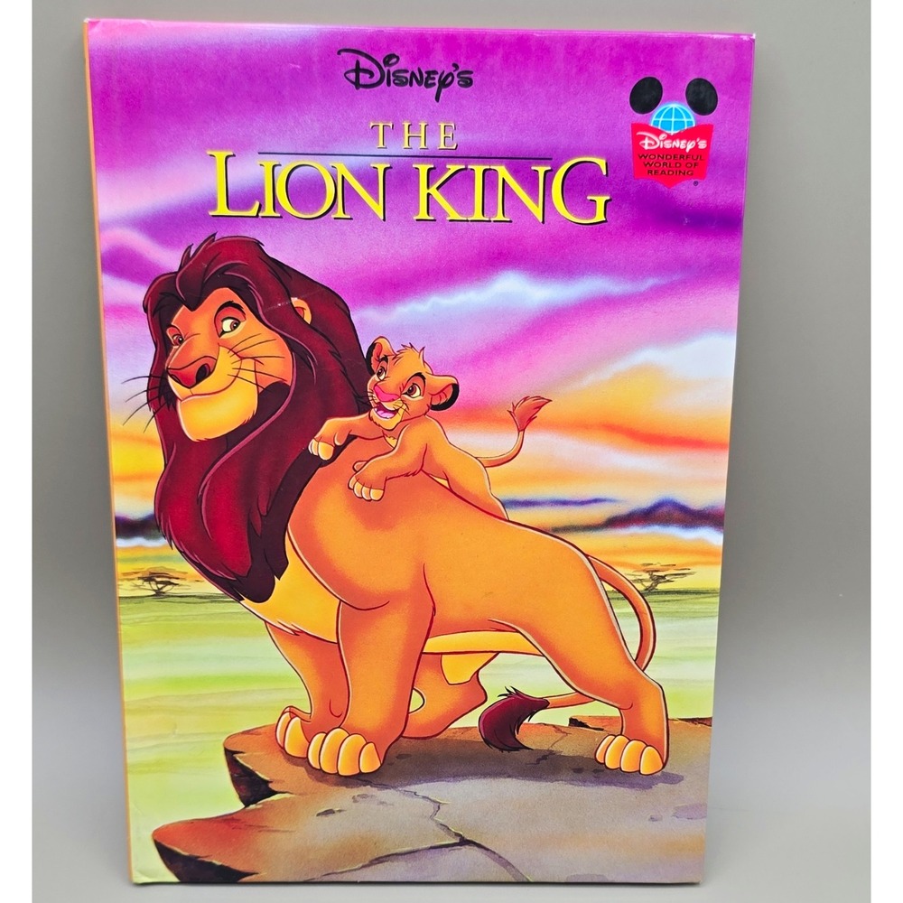 Disney's The Lion King Hardcover Wonderful World of Reading Series GROILER Book